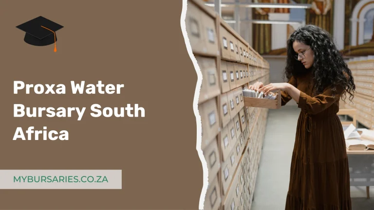 Proxa Water Bursary South Africa